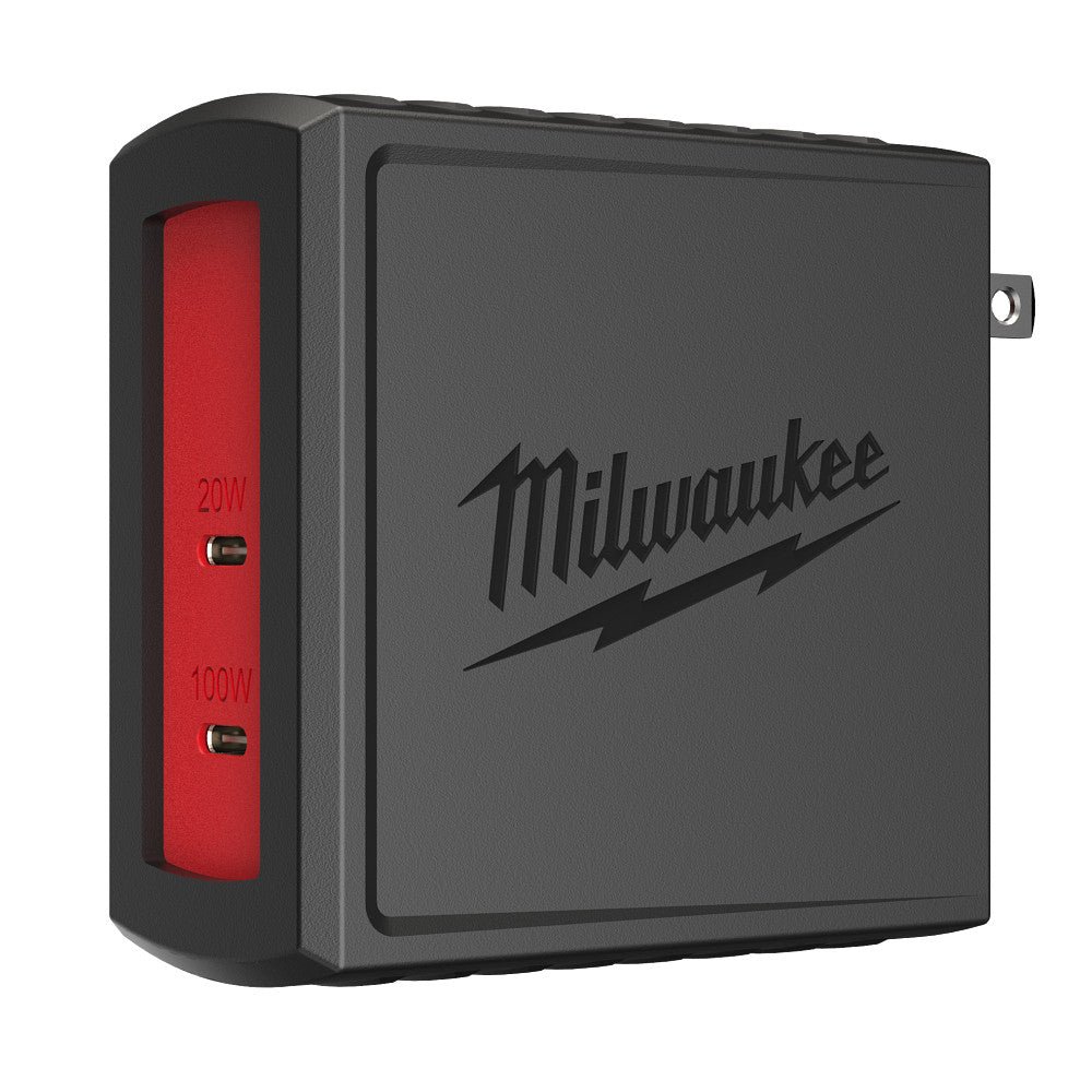 Milwaukee 48-59-2847 120W USB-C 2-Port Wall Adapter