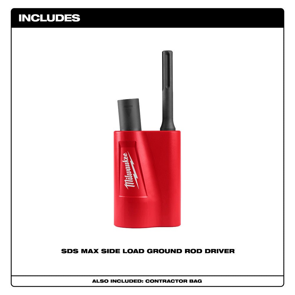Milwaukee 48-62-4070 SDS Max Side Load Ground Rod Driver - Image 10