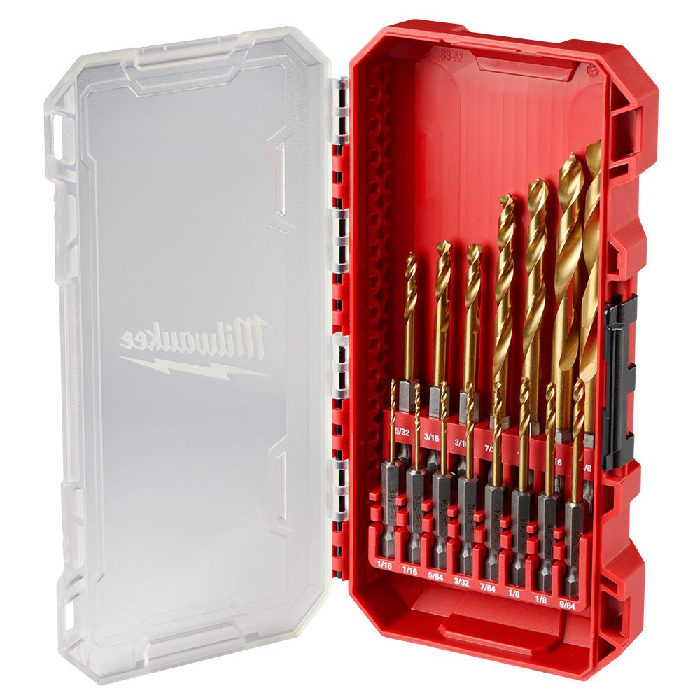 Milwaukee 48-89-4670 SHOCKWAVE RED HELIX Titanium Drill Bit Set - 15 PC - Image 9