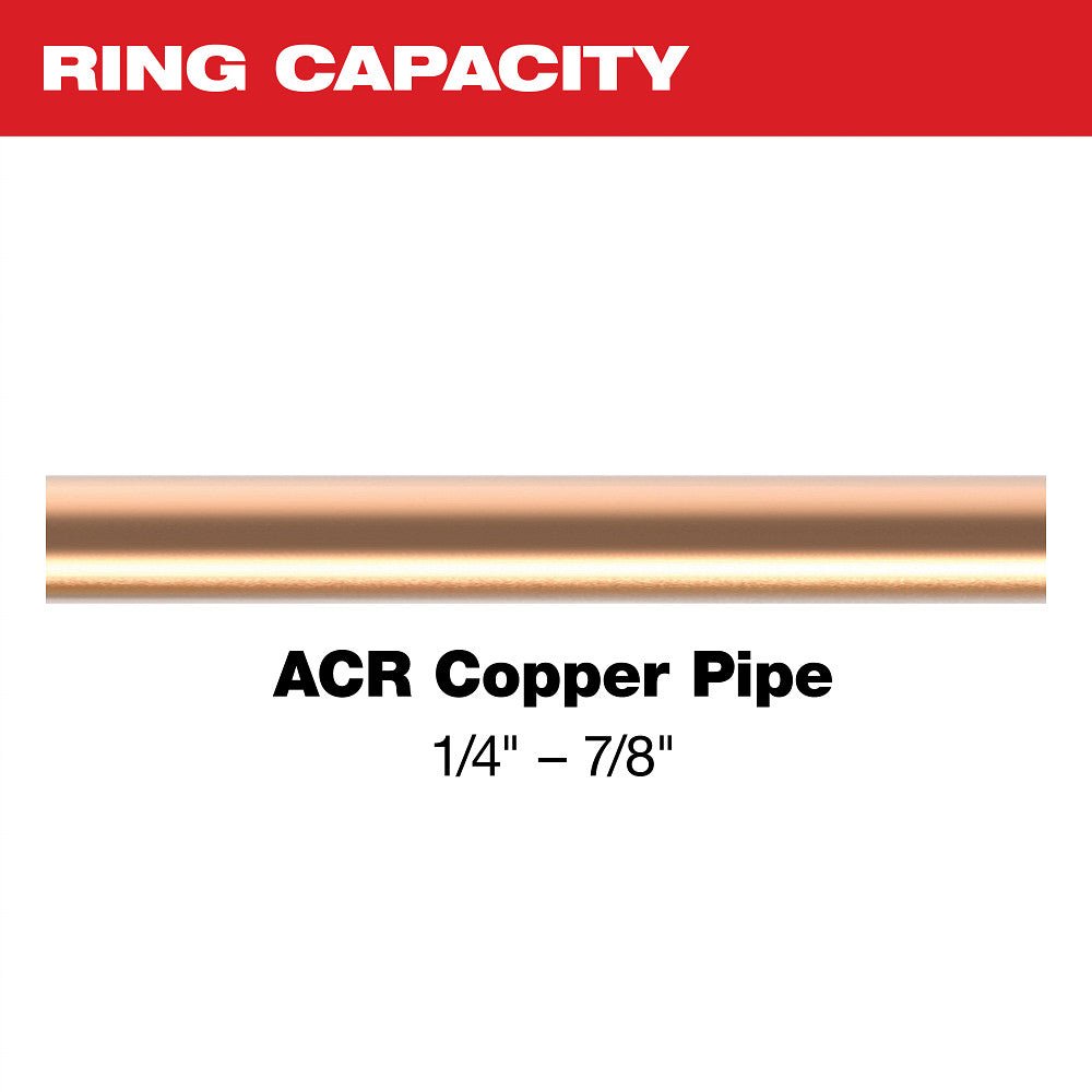 Milwaukee 49-16-2461RX 1/4"–7/8" RLS Pivoting Press Ring Kit for M12 Press Tool - Image 2
