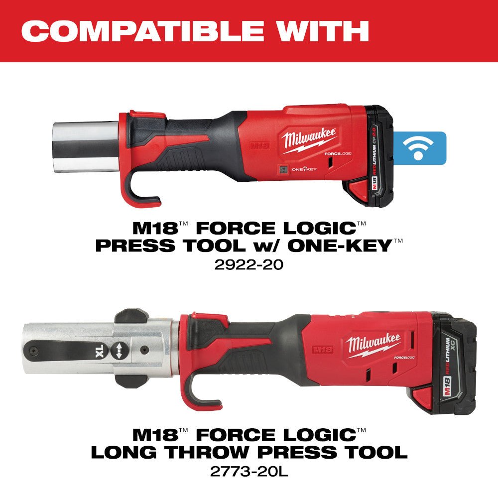 Milwaukee 49-16-2690X 2-1/2"-4" CTS-V Pivoting Press Ring Kit M18 FORCE LOGIC - Image 4
