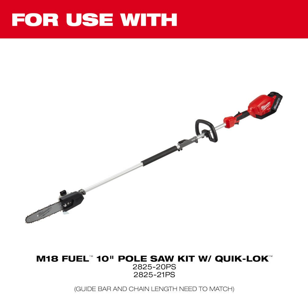 Milwaukee 49-16-2723 10-Inch QUIK-LOK Pole Saw Replacement Saw Chain - Image 2