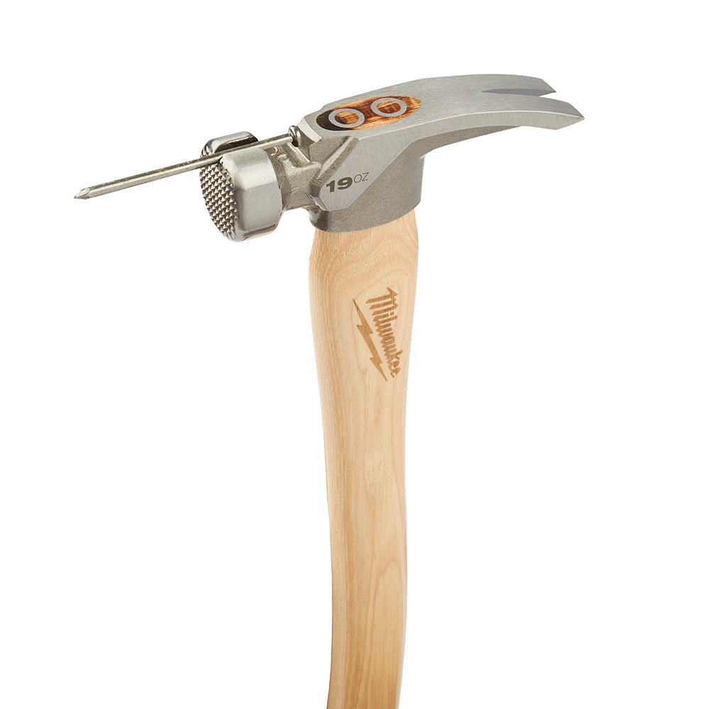 Milwaukee 48-22-9419 19oz Framing Hammer w/ 15" Pry Bar - Image 6