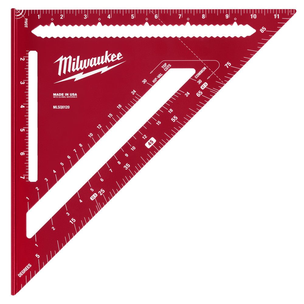 Milwaukee MLSQ0120 12" Rafter Square w/ High Precision Layout
