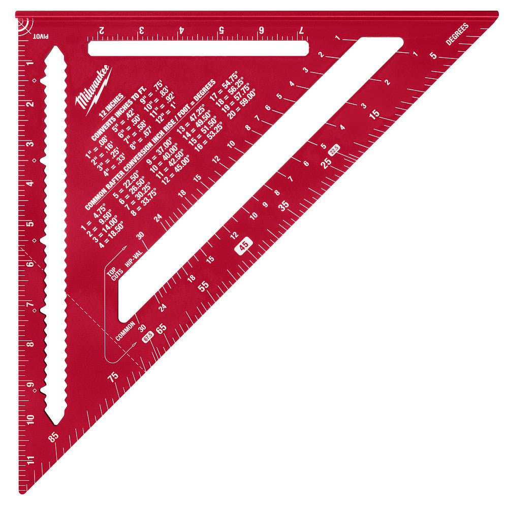 Milwaukee MLSQ0120 12" Rafter Square w/ High Precision Layout - Image 3