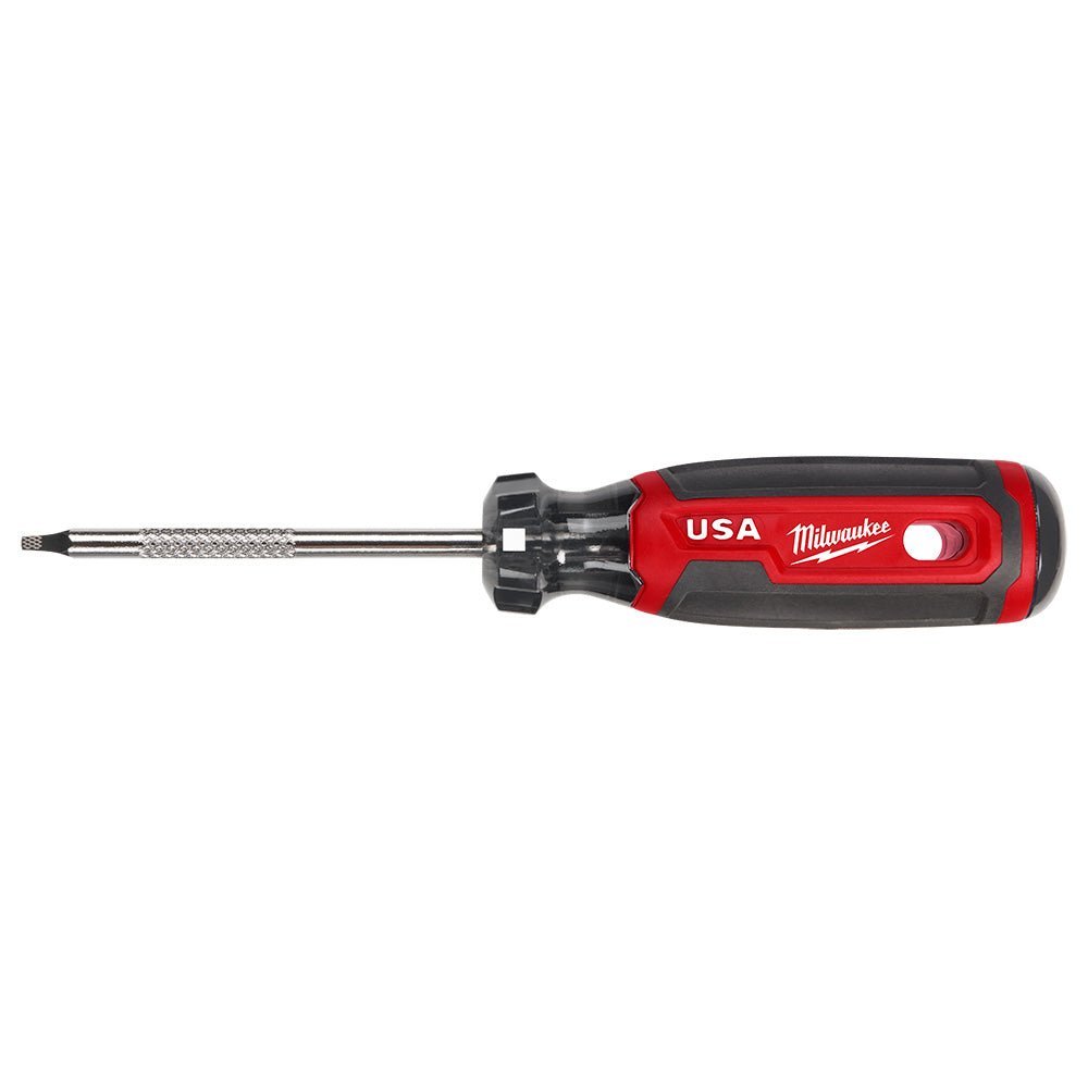Milwaukee MT217 #1 Square 3" Cushion Grip Screwdriver - Made In USA