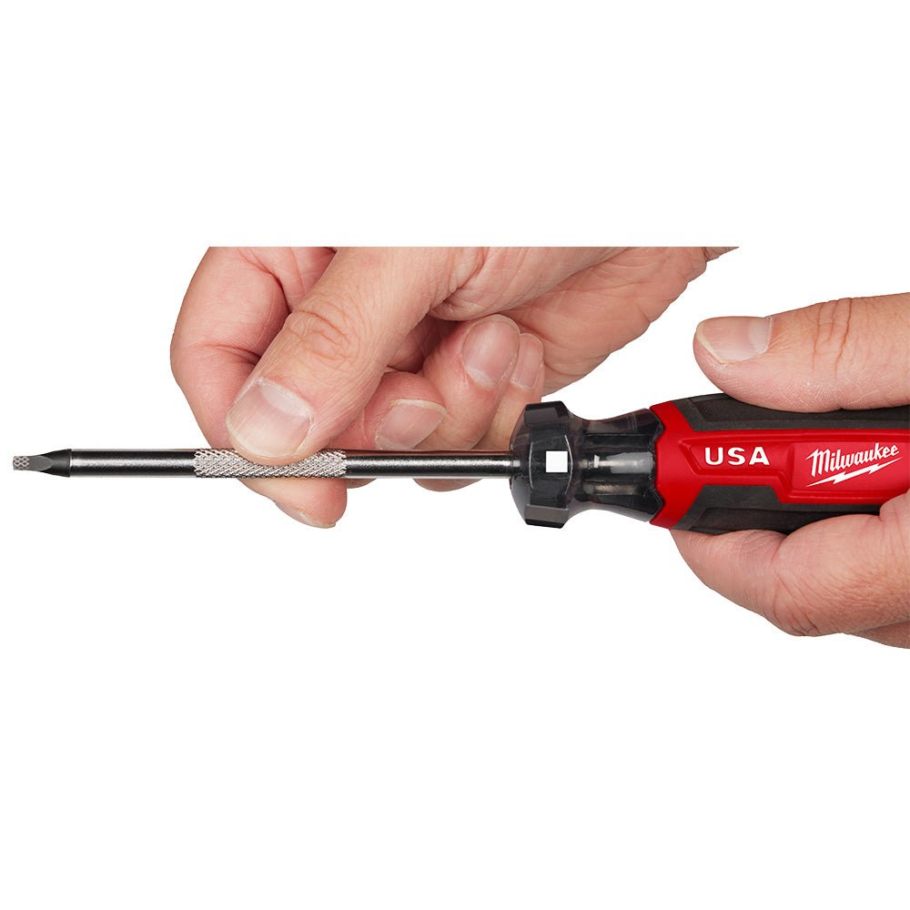 Milwaukee MT218 #2 Square 4" Cushion Grip Screwdriver - Made In USA - Image 6
