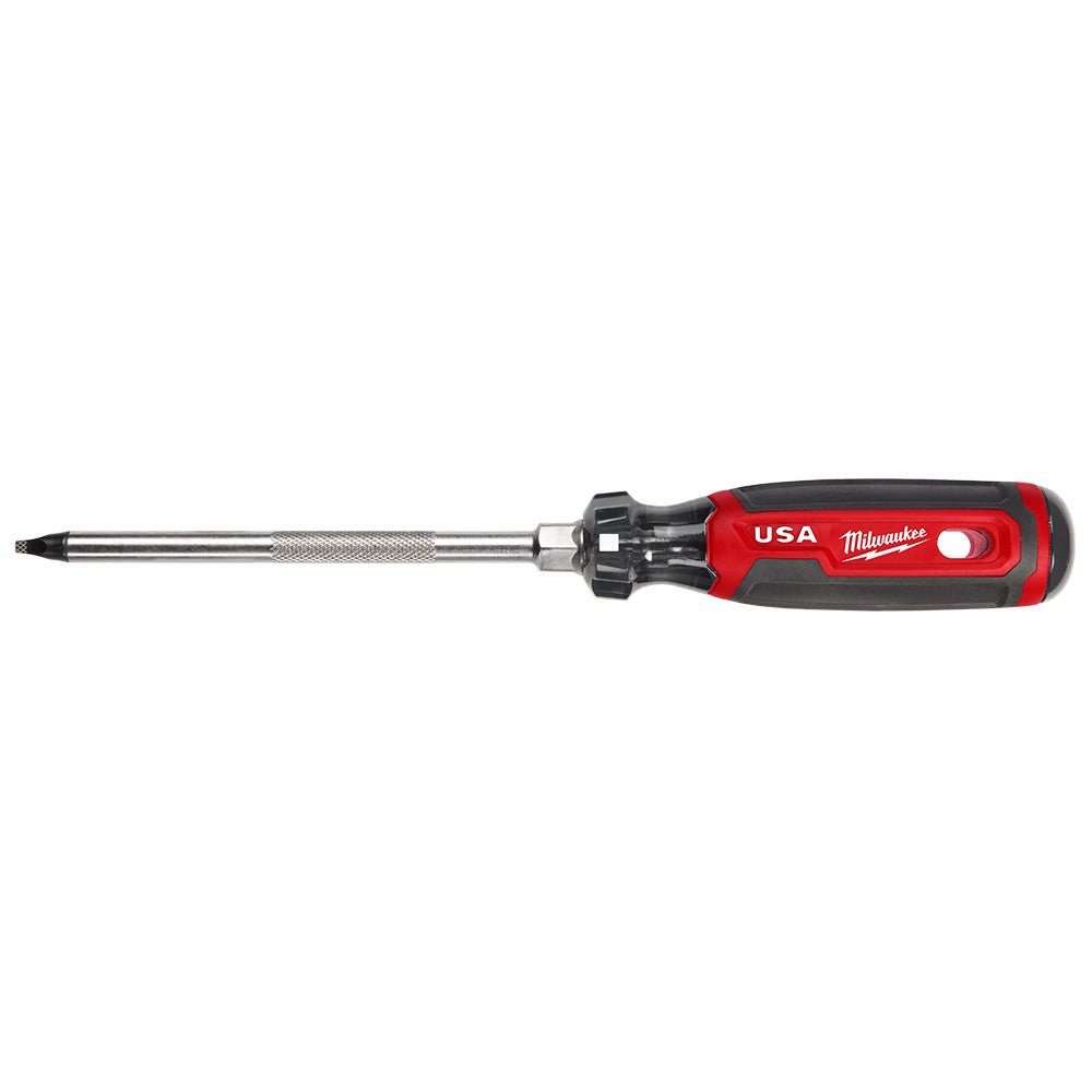 Milwaukee MT219 #3 Square 6" Cushion Grip Screwdriver - Made In USA