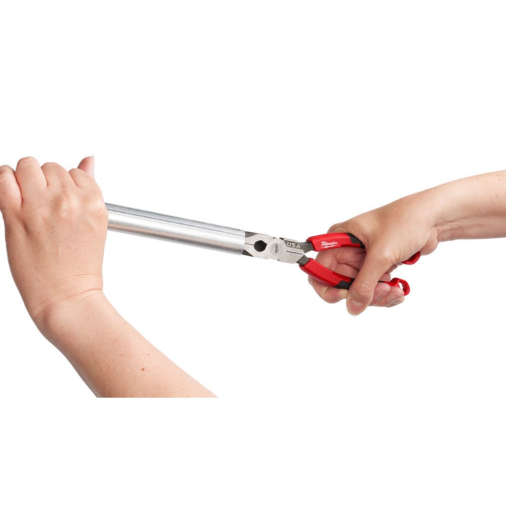 Milwaukee MT555 8" Long Nose Comfort Grip Pliers - Made In USA - Image 8