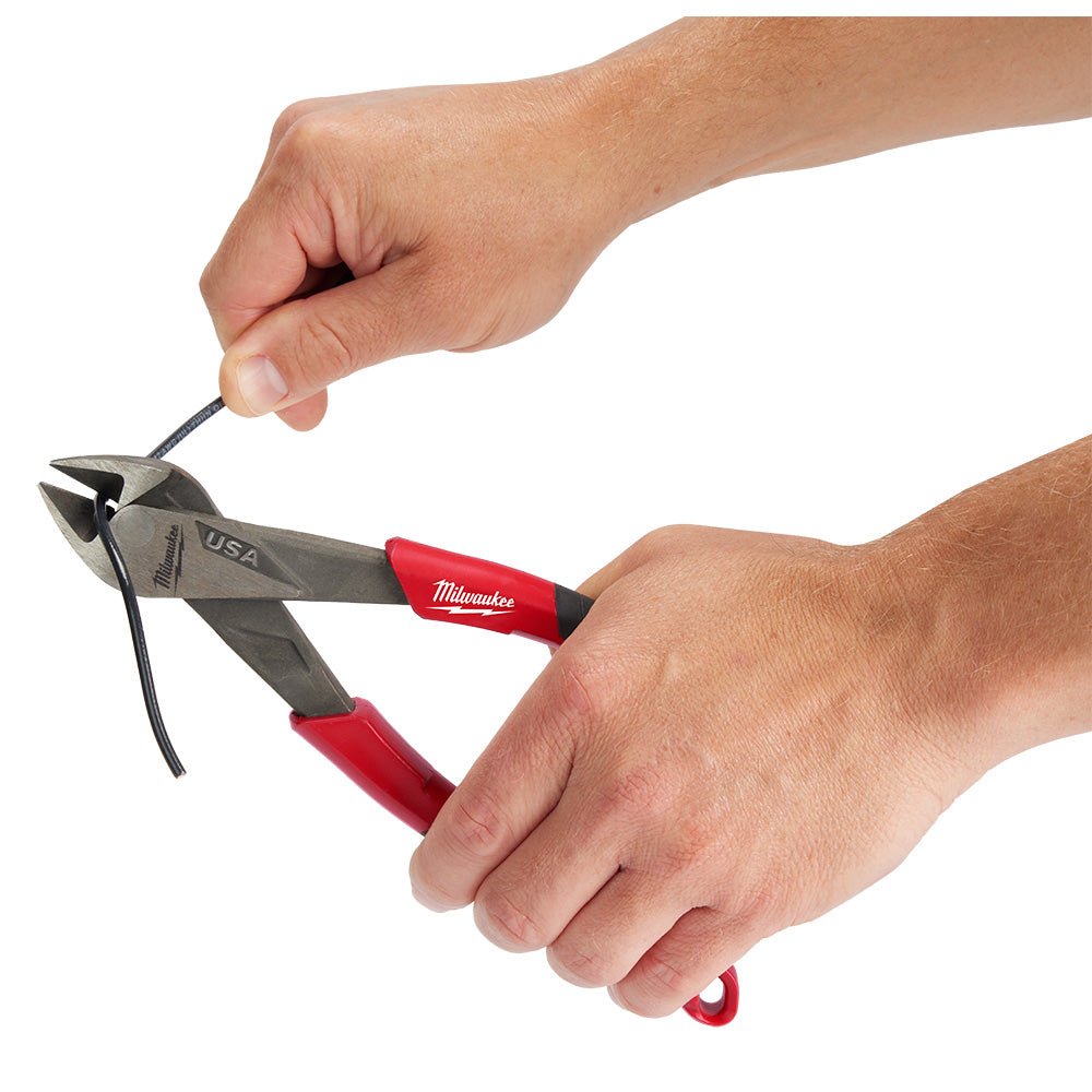 Milwaukee MT558 8" Diagonal Comfort Grip Cutting Pliers - Made In USA - Image 8