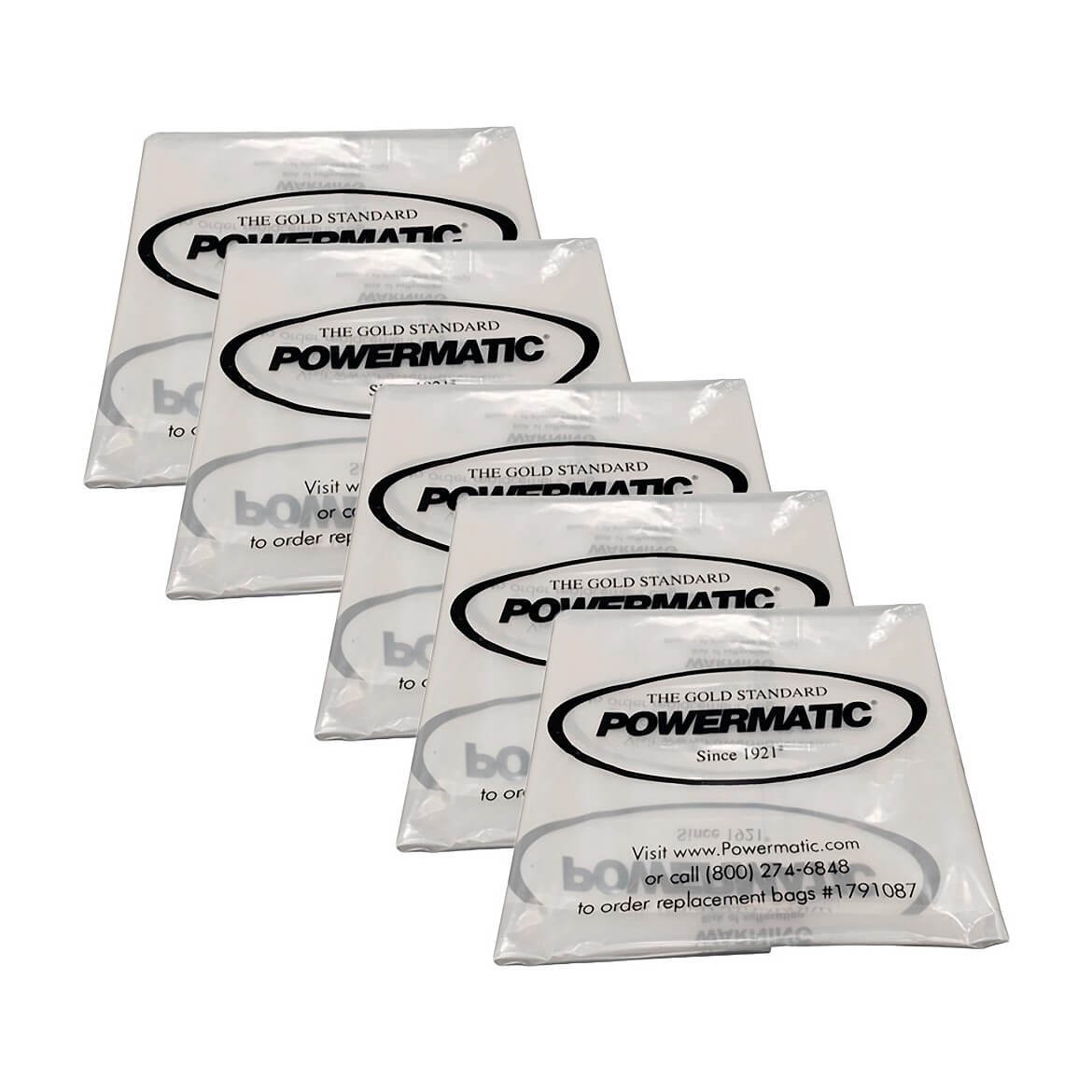 Powermatic 1791087 20" Clear Collection Bags (Pack of 5) - Image 2