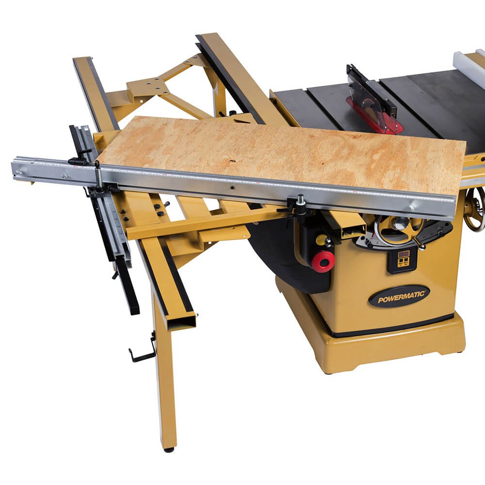 Powermatic 1794860K Aluminum Telescoping Cross-Cut Sliding Table Attachment - Image 2