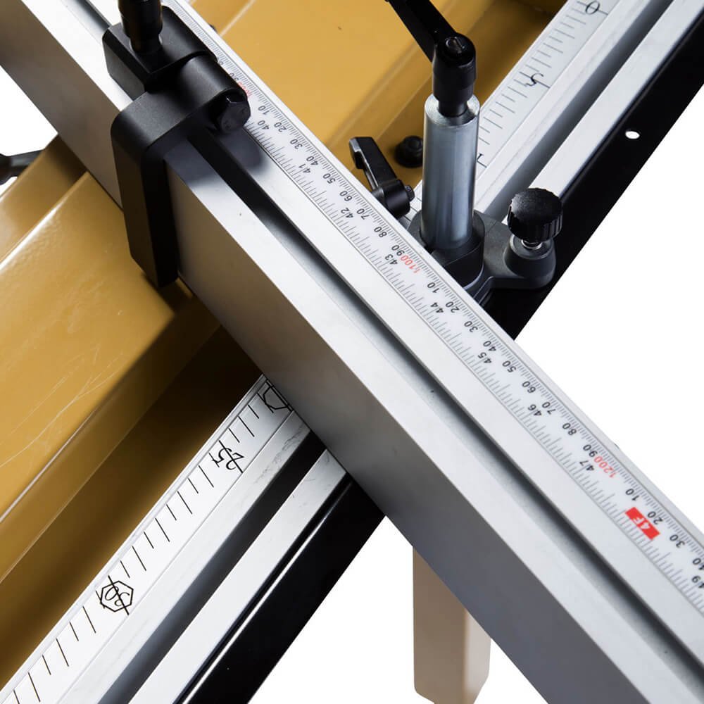 Powermatic 1794860K Aluminum Telescoping Cross-Cut Sliding Table Attachment - Image 4