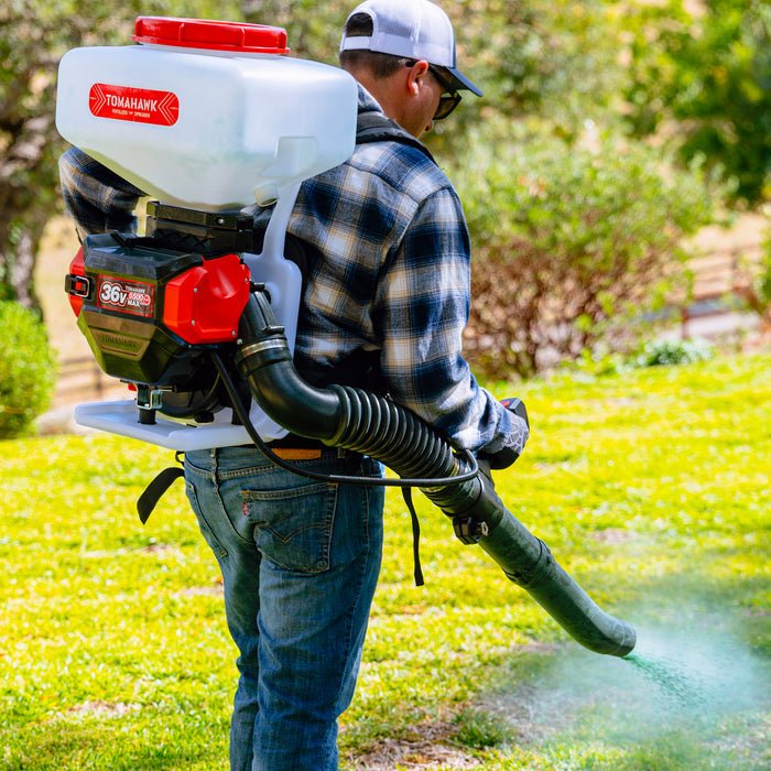 Tomahawk Power eTGS30 36V 5 Gallon Battery Powered Spreader Broadcast Lawn Seed - Image 2