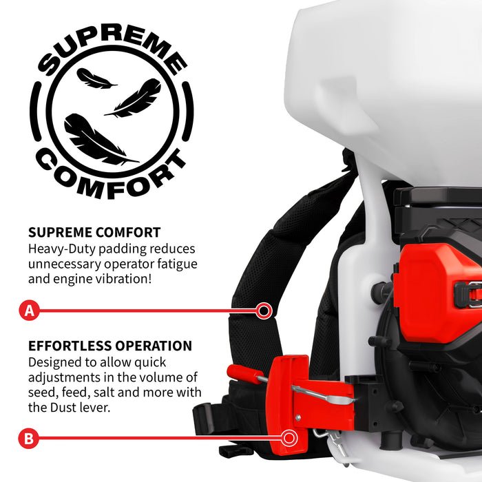 Tomahawk Power eTGS30 36V 5 Gallon Battery Powered Spreader Broadcast Lawn Seed - Image 6