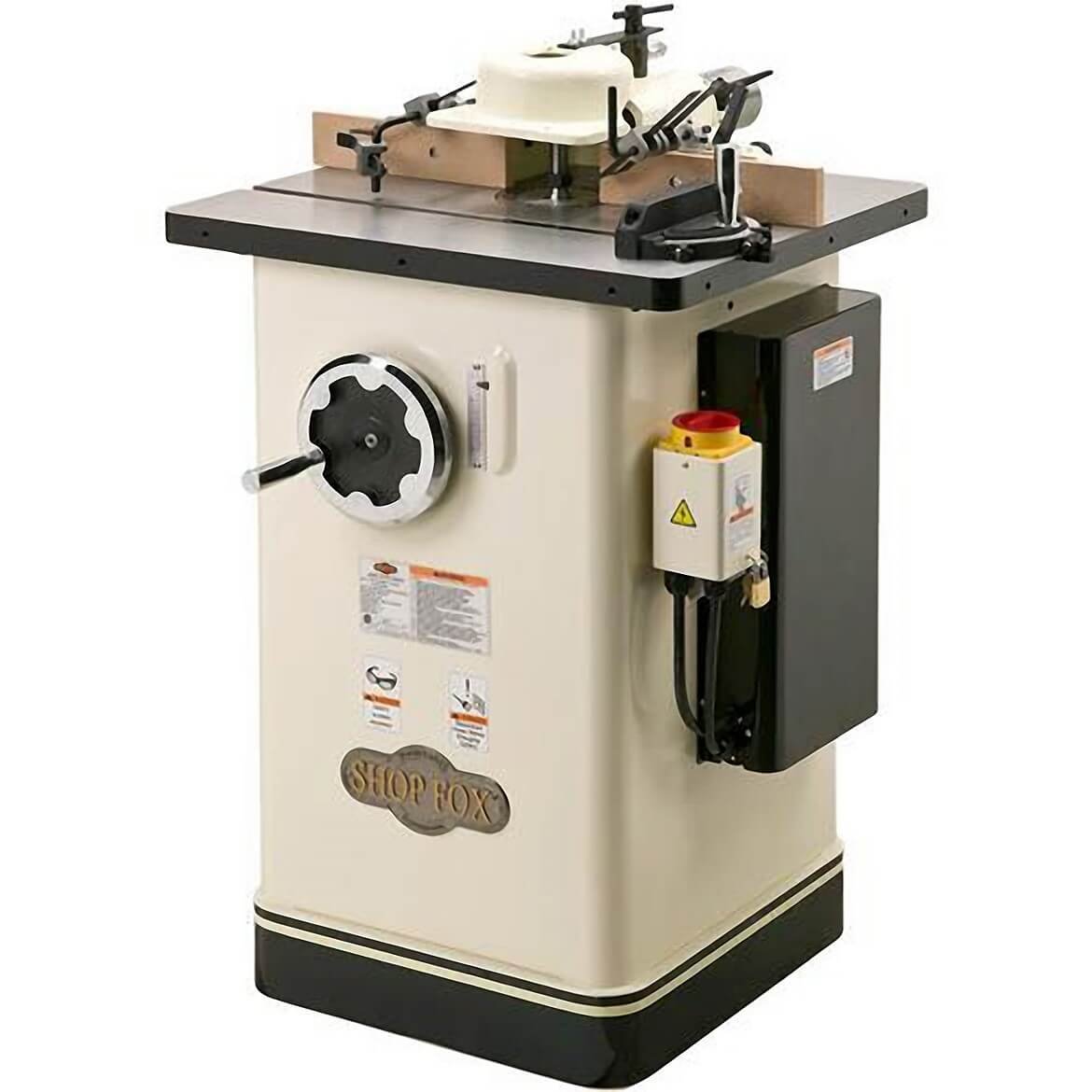 Shop Fox W1674 2 H.P. Shaper with 3" Spindle Travel and 5" Max Spindle Opening