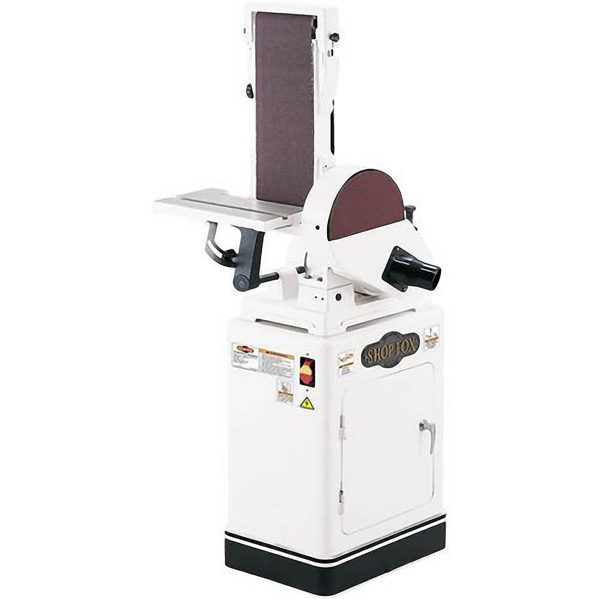 Shop Fox W1676 1 H.P. 6" Belt / 10" Disk Combination Sander w/ Quick Change Belt - Image 2