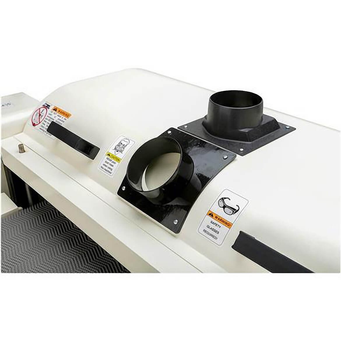 Shop Fox W1678 5 H.P. 26" Dual Drum Sander with Micro-Adjustable Rear Drum - Image 8