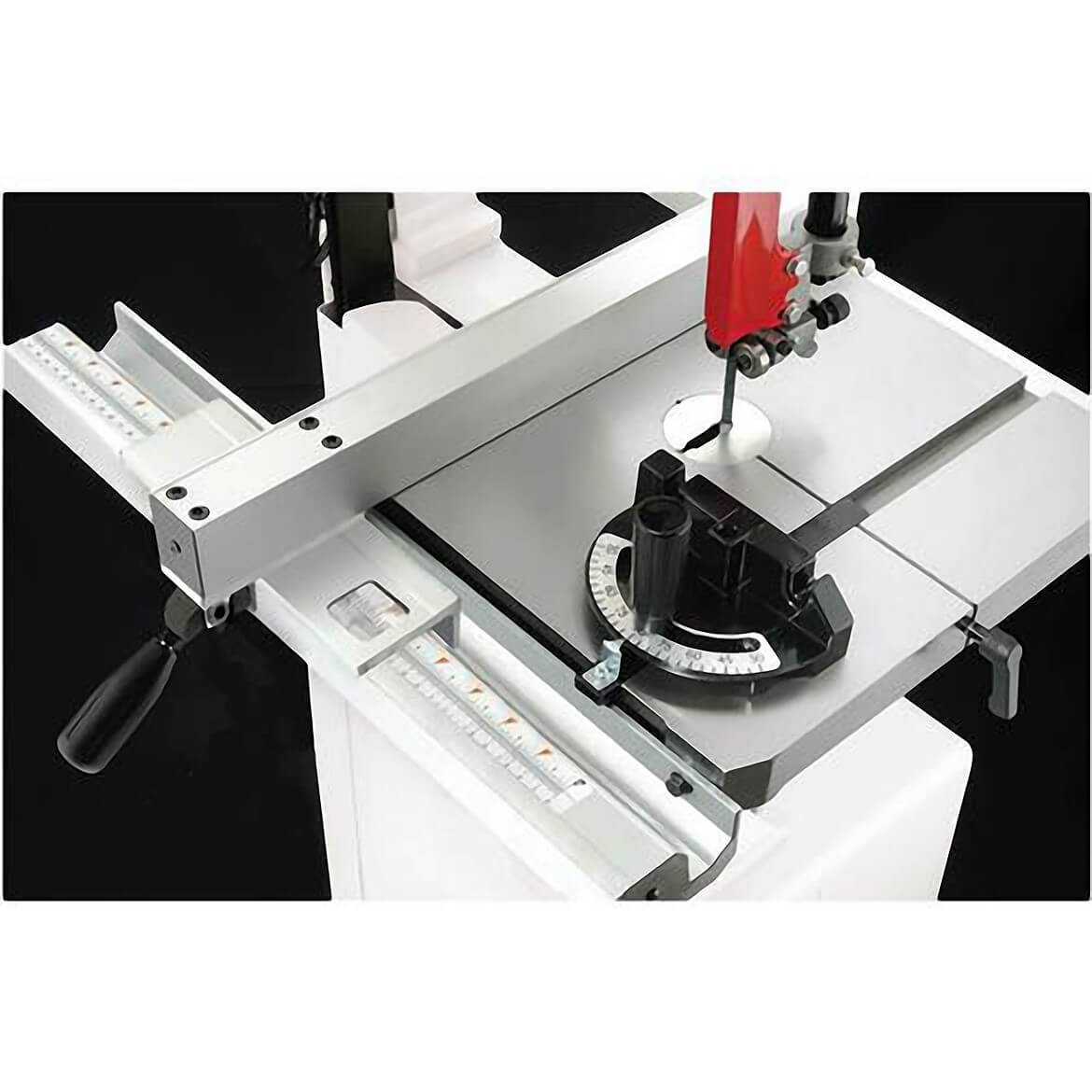 Shop Fox W1706 1 Hp 14" Bandsaw w/ Extruded Aluminum Fence/Rails & Cabinet Stand - Image 2