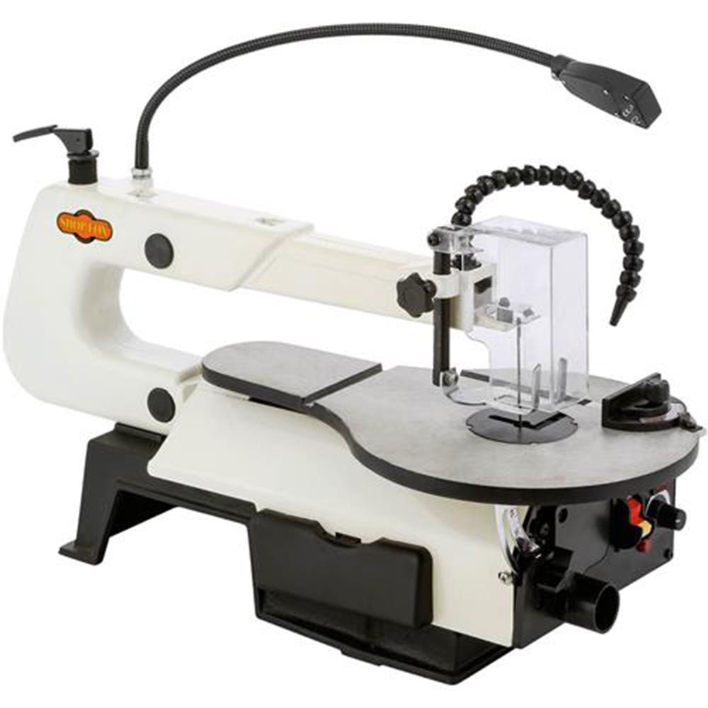 Shop Fox W1872 16 Inches VS Scroll Saw with Foot Switch - Image 2