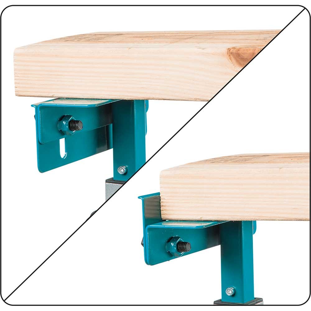 Makita WST07 500 lbs Capactiy Heavy Duty Aluminum Folding Miter Saw Stand - Image 4