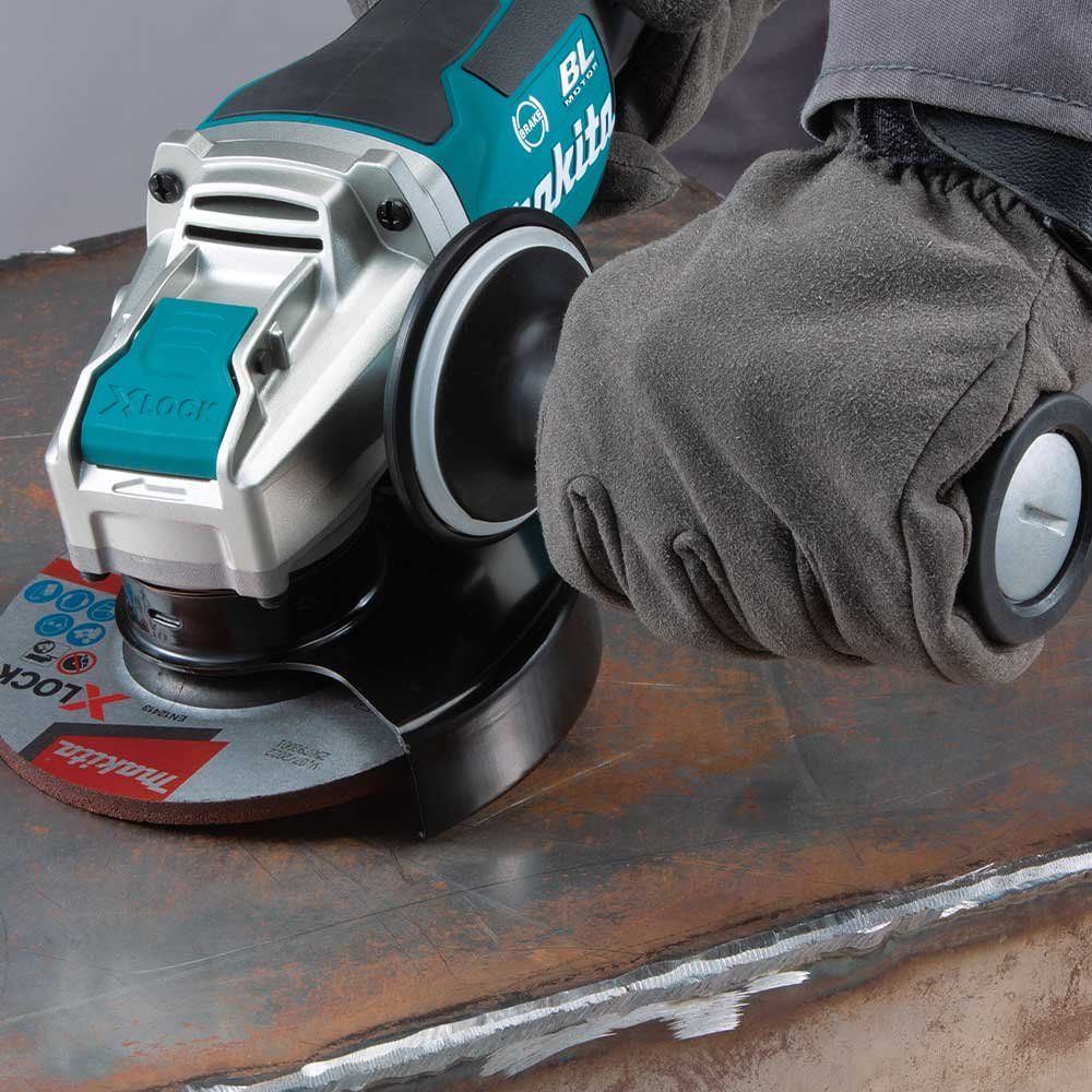 Makita XAG26Z 18V LXT 4-1/2” / 5" Paddle Switch X-LOCK Angle Grinder - Bare Tool - Image 4