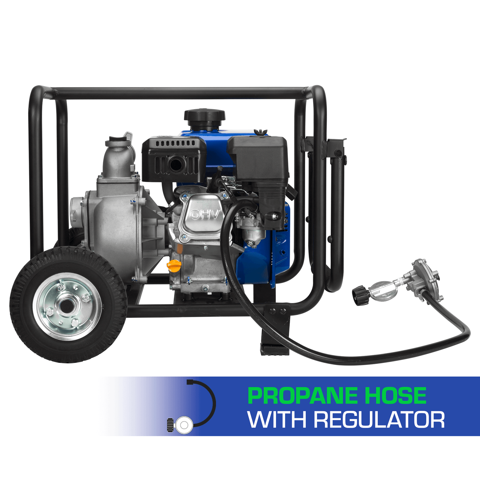 DuroMax XP652WX 158 GPM 2" Dual Fuel Engine Portable Water Pump - Image 9