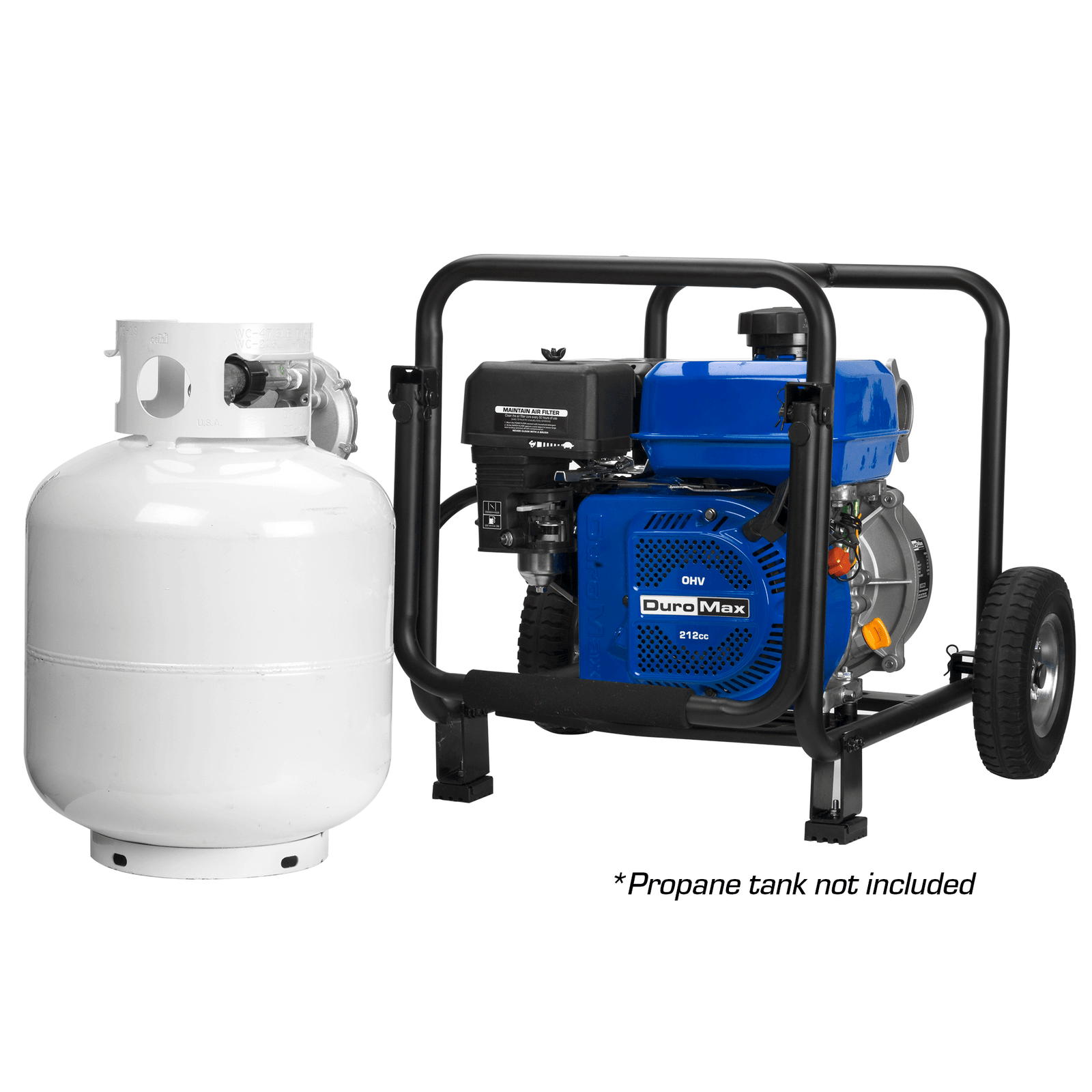 DuroMax XP652WX 158 GPM 2" Dual Fuel Engine Portable Water Pump - Image 11