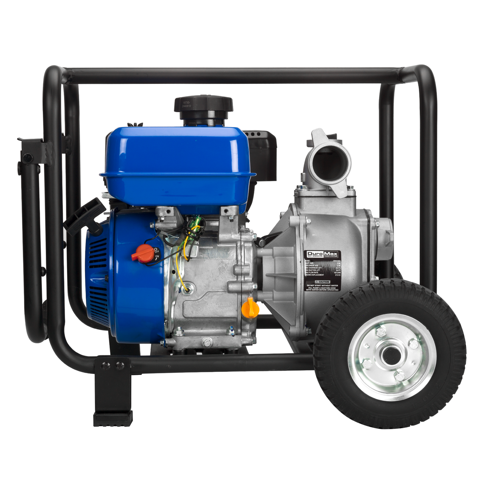 DuroMax XP652WX 158 GPM 2" Dual Fuel Engine Portable Water Pump - Image 12