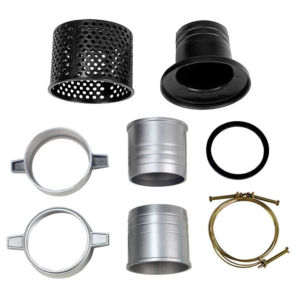 DuroMax XP904WP-LHK 270cc 427 CFM 4" Gas Engine Water Pump Kit - Image 8