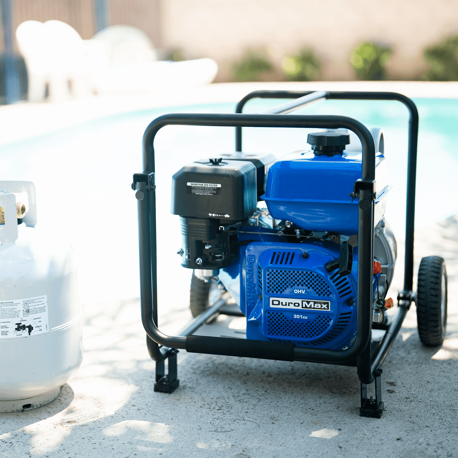 DuroMax XP904WX 423 GPM 4" Dual Fuel Engine Portable Water Pump - Image 8