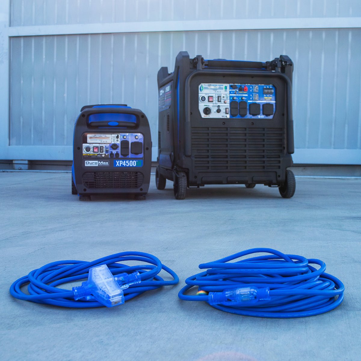 DuroMax XPX10025A Heavy Duty SJEOOW 25-Foot 10 Gauge Blue Single Tap Extension Power Cord - Image 11