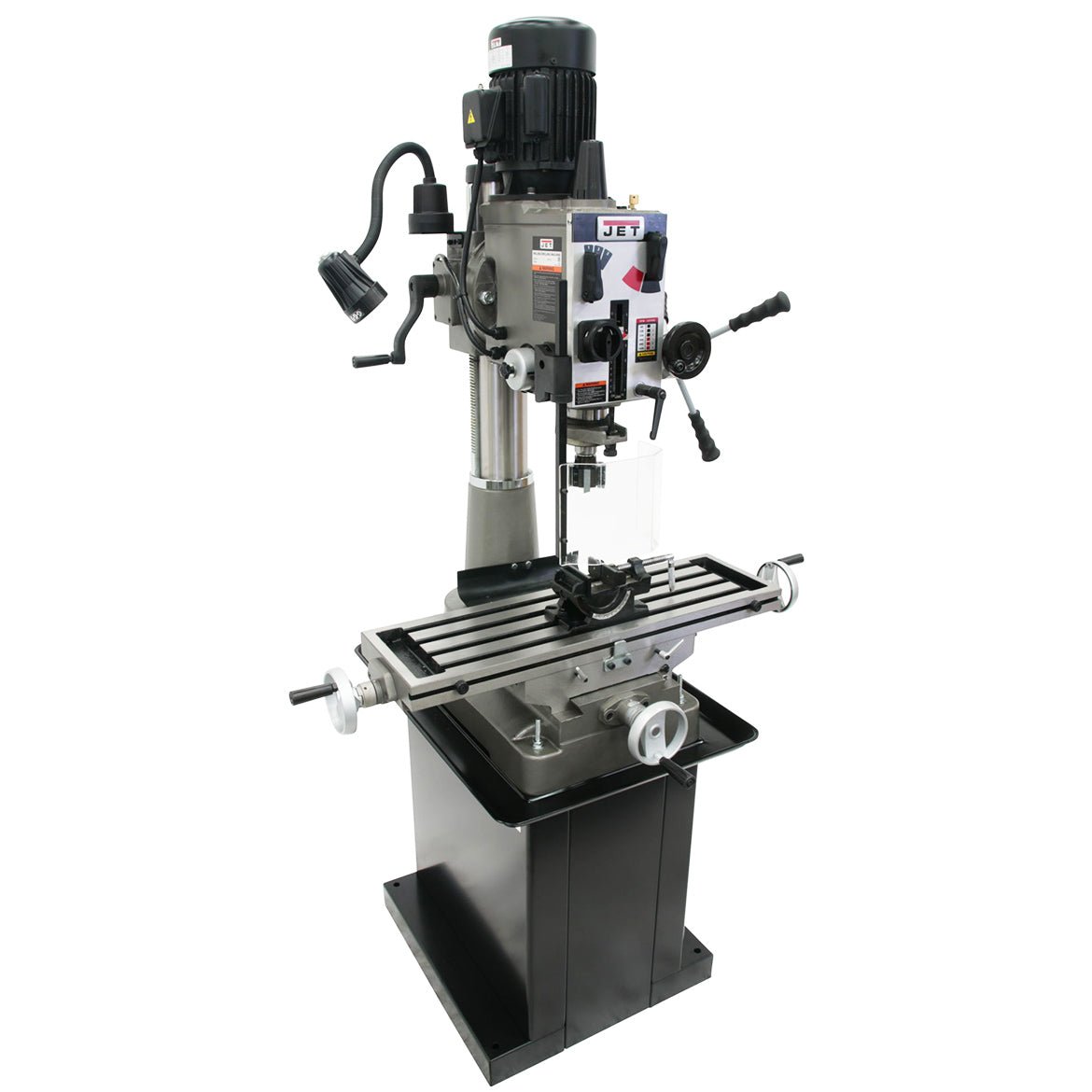JET JMD-40GH 1-1/2-Hp 115/230V Round Column Geared Head Mill Drill