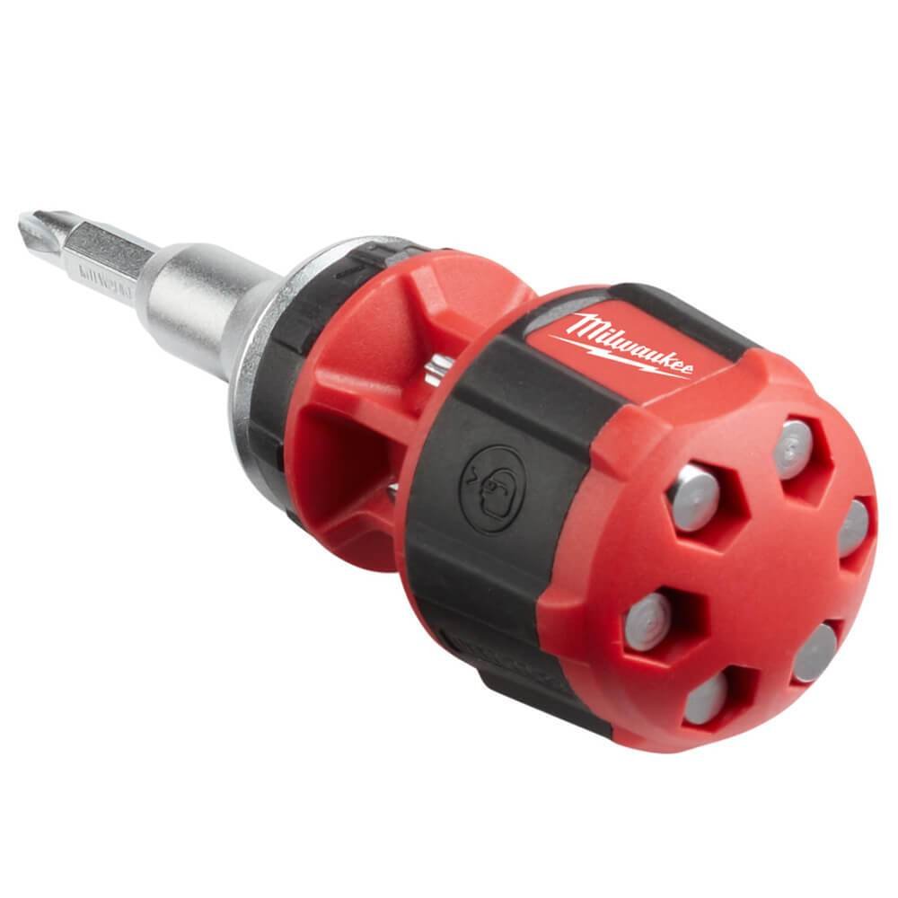 Milwaukee 48-22-2330 8-in-1 Hex Shank Compact Ratcheting Multi-Bit Driver - Image 4