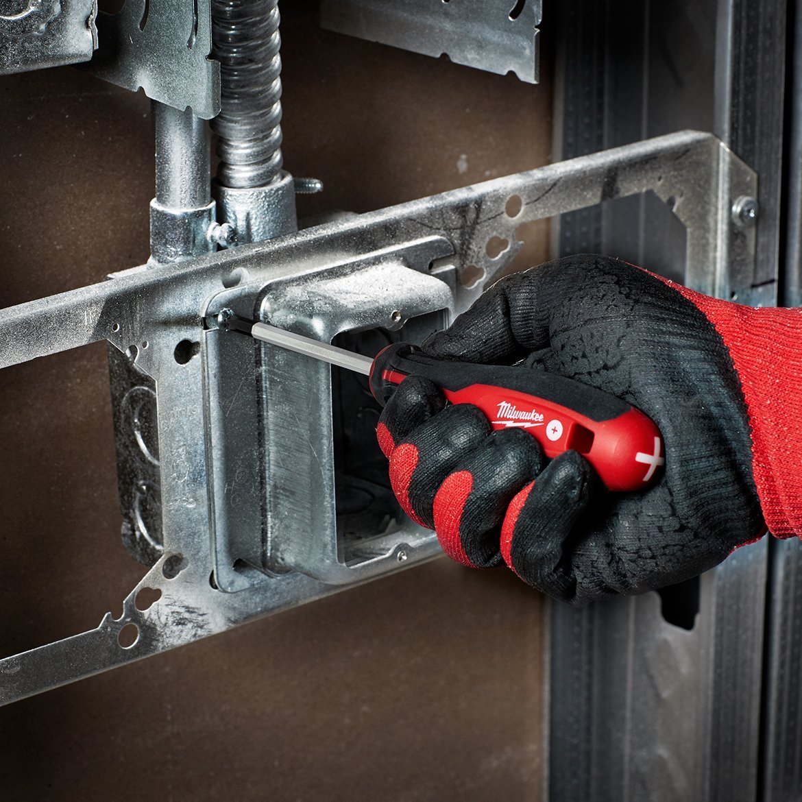 Milwaukee 48-22-2718 Hex Wrench Ready Magnetic Tips Screwdriver Set w/ SQ - 8pc - Image 4