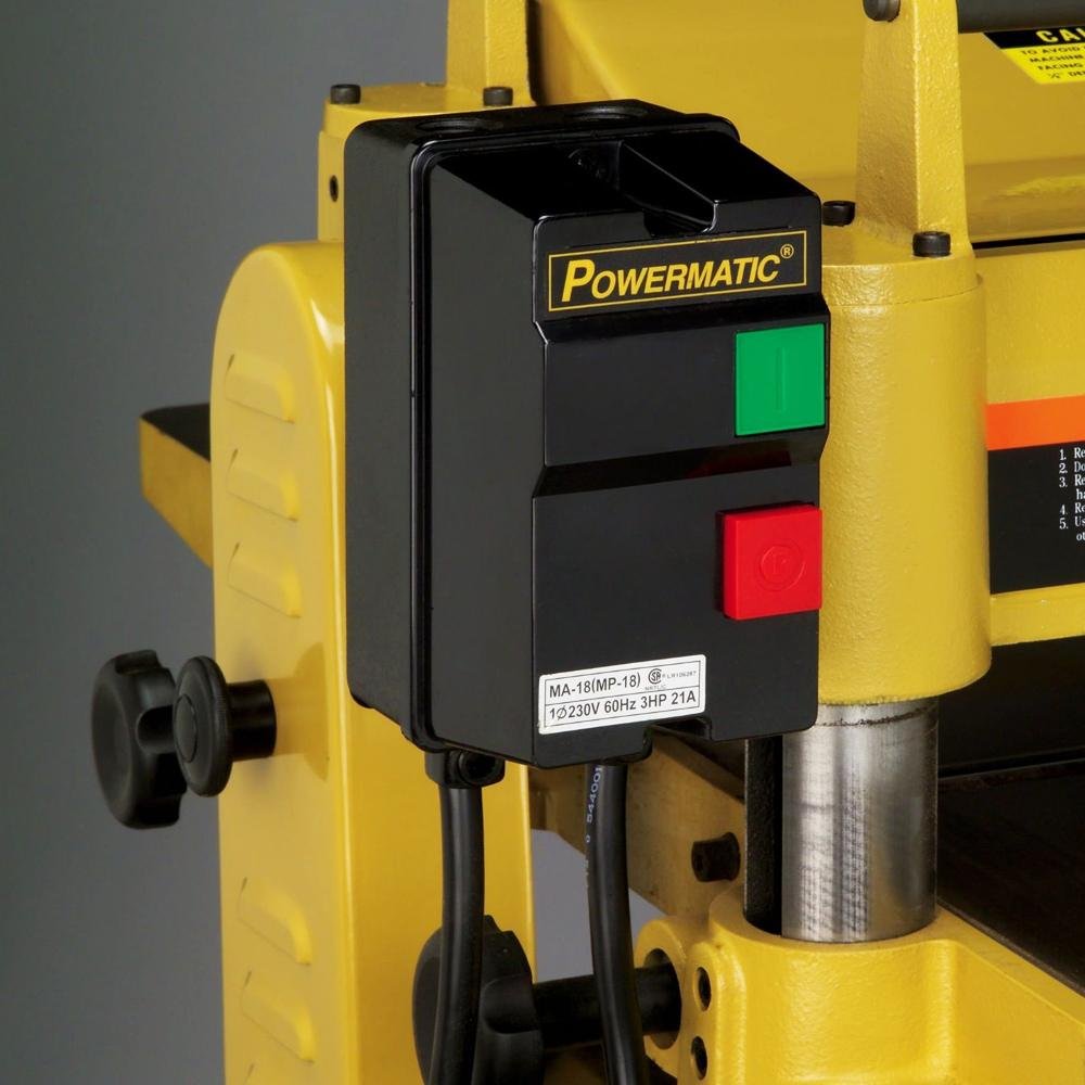 Powermatic 15HH 15" Planer Byrd Shelix Cutterhead 3HP 1PH 230V No DRO - 1791213 - Image 3