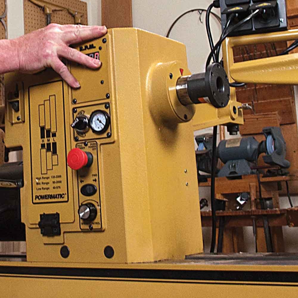 Powermatic 4224B Lathe w/ Lamp Kit 3HP 3PH 220V - 1794224K - Image 8