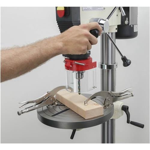 Shop Fox W1680 1 H.P. 17" Floor Model Drill Press 12 Speed with Mt #3 Spindle - Image 6