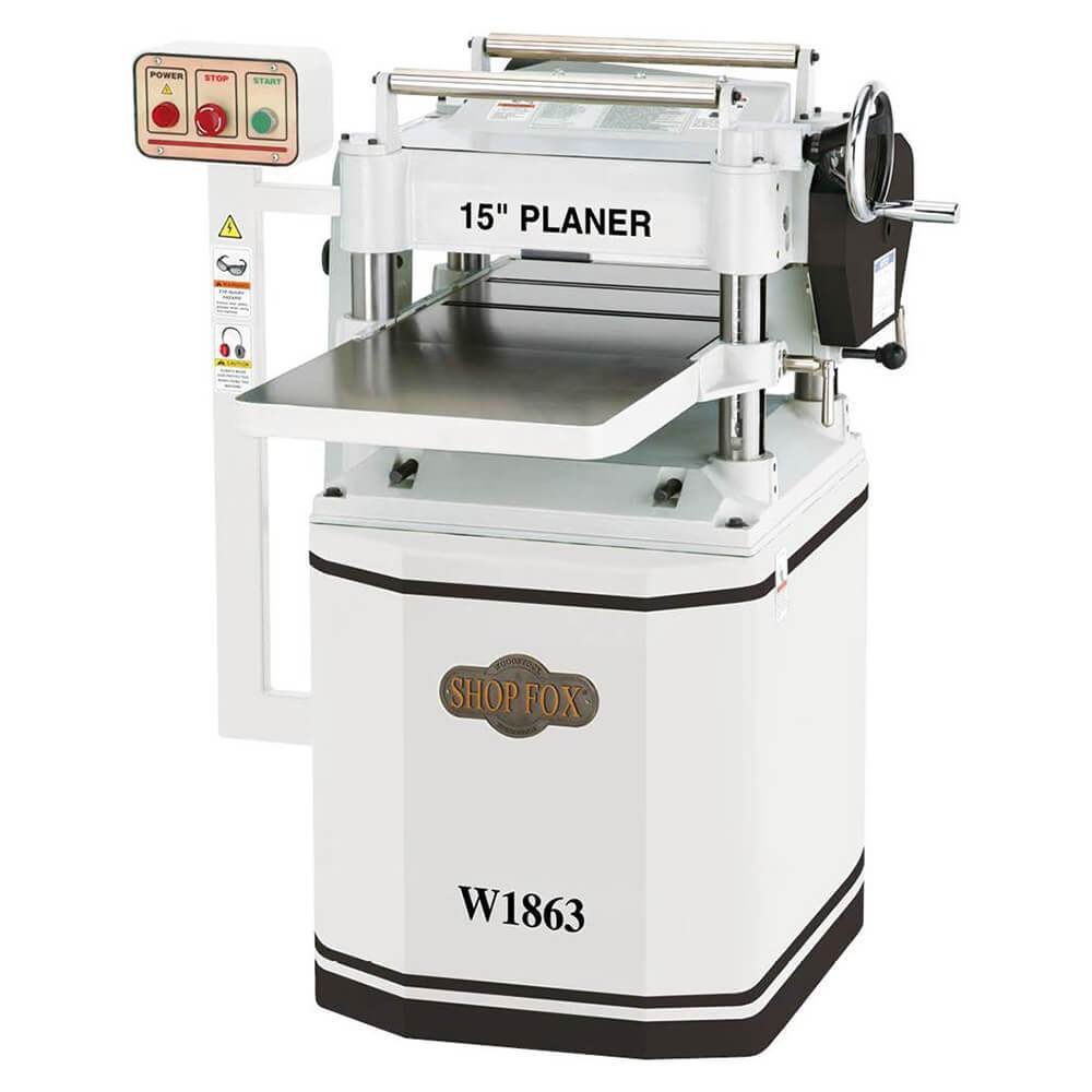 Shop Fox W1863 12-Inch x 15-Inch 3-Hp Spiral Cutterhead Wood Planer