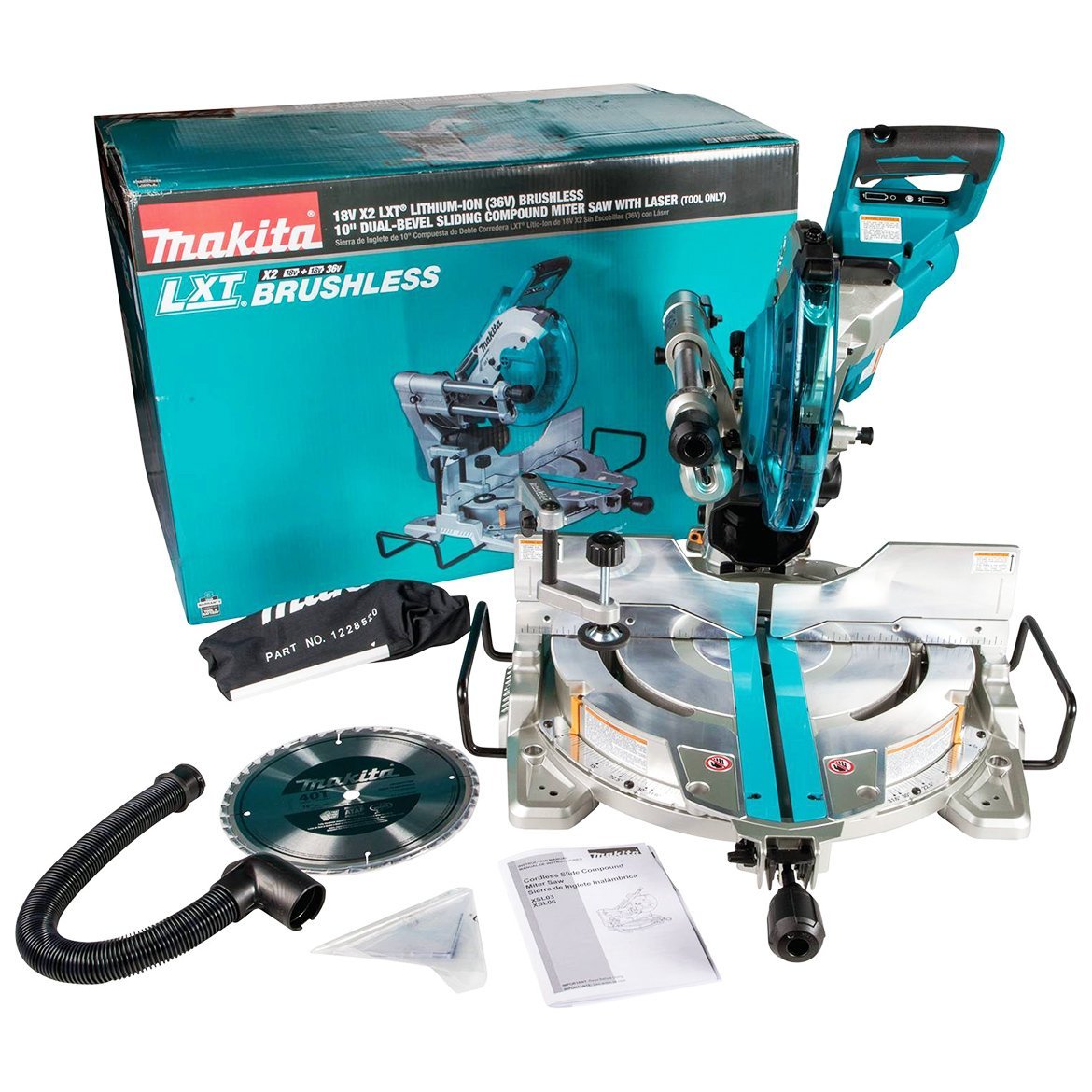 Makita XSL06Z 36-Volt LXT Dual-Bevel Sliding Compound Miter Saw - Bare Tool - Image 3
