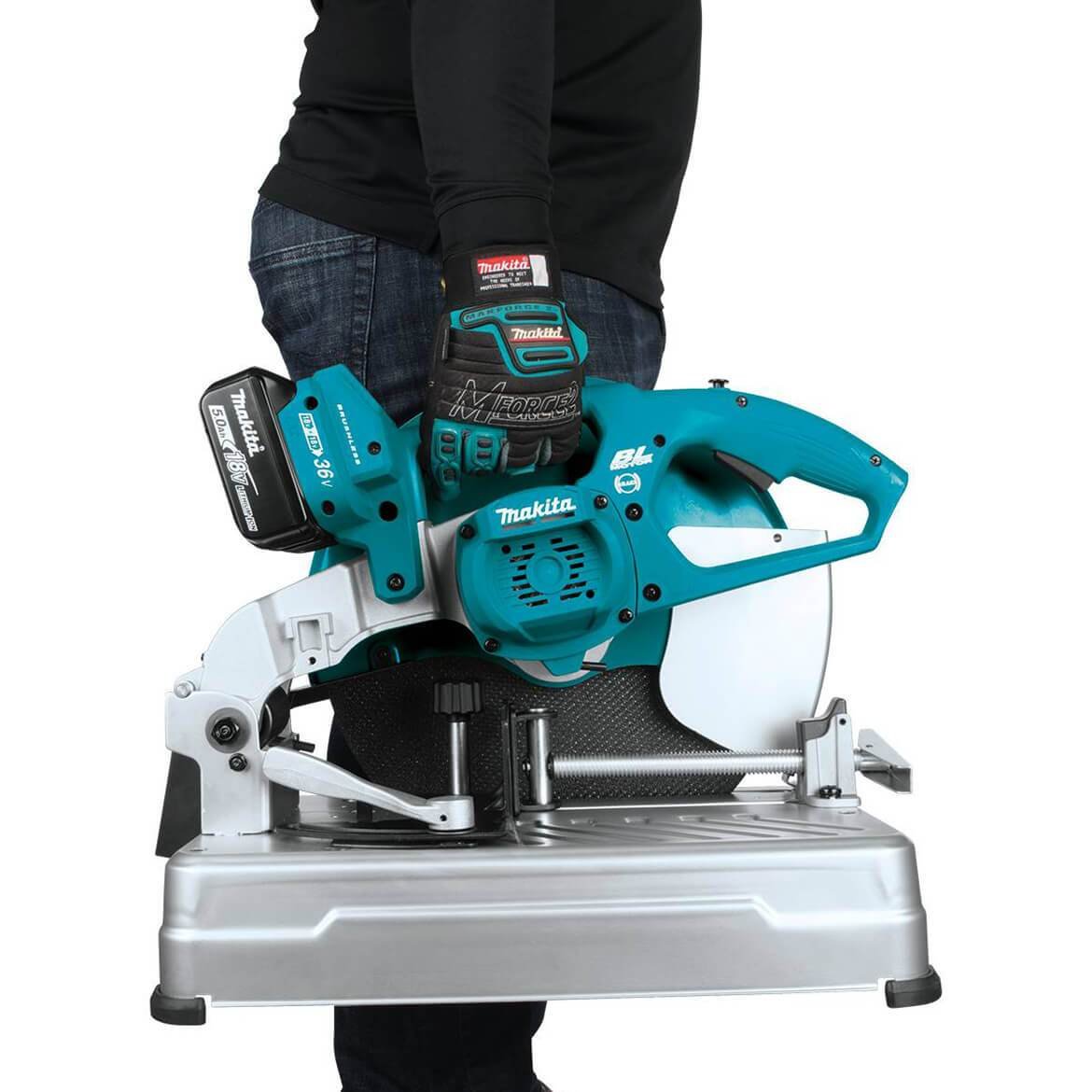 Makita XWL01PT 36-Volt 14-Inch 5.0Ah X2 LXT Brushless Cordless Cut-Off Saw Kit - Image 8
